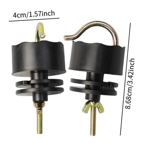 10x Electric Fence Insulators Versatile Lightweight Convenient Screw in - Picture 2 of 4