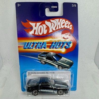 Hot Wheels Ultra Hots 2025 -  89 Mazda Savanna RX-7 FC3S Black