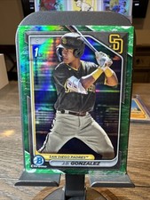 2024 Bowman J.D. Gonzalez Chrome Prospects Lunar Glow Refractors #BCP-111 Padres