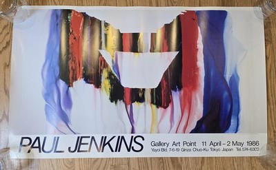 Paul Jenkins-1986 Japan Gallery 20x33 Poster-Phenomena Prism Chalice-Tokyo