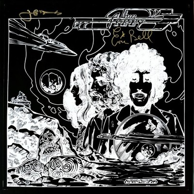 Thin Lizzy Vagabonds Print Signed By Jim Fitzpatrick And Eric Bell