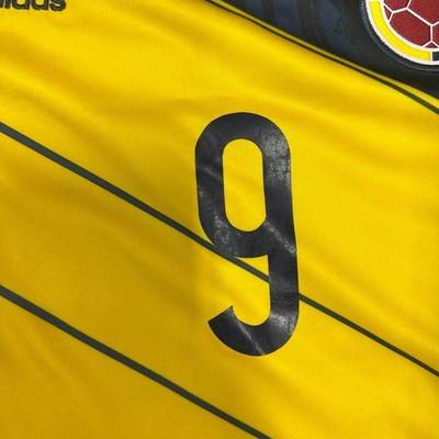 adidas Colombia Home Kids Soccer Jersey 2014 - Falcao #9 (M) | eBay