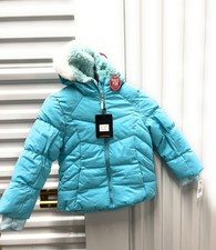Zero Xposur Girls Size 6 Blue Hooded Puffer Jacket MSRP 60