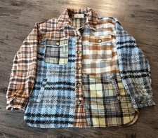 Bad Little Country Girl Patchwork Flannel Shirt Womens Bad Little Country Girl Patchwork Flannel Shirt Womens