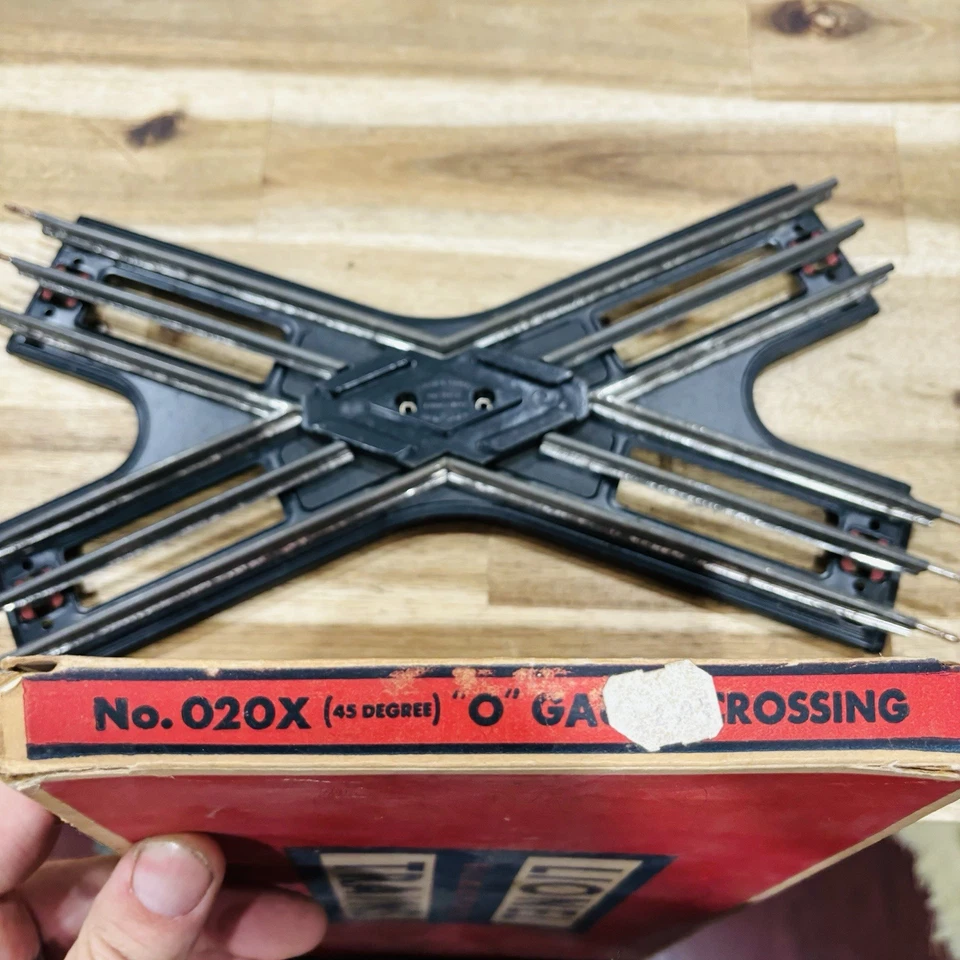 Lámparas puentes de extensión vintage Lionel O & O27 Crossovers 1020 1021 020X 6-5545 Foto 3 de 4