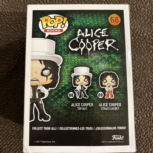 ALICE COOPER Signed Autographed Funko Pop #68 JSA COA Full Signature - Picture 4 of 8