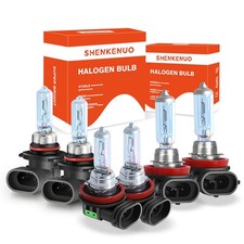 3800K Halogen Headlight High Low Beam Fog Light Bulbs For 2013-2015 Honda Accord