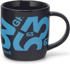 Mercedes AMG Petronas F1 Team Official George Russell 63 Cup Coffee Mug Black