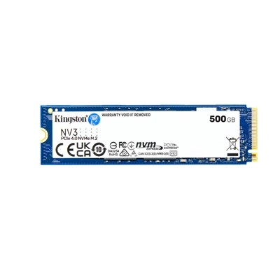 Kingston Nv3 SNV3S/500G 500Gb Nvme Ssd M.2 Interface PCIE Gen4 2280 Lesen 6000 Mb