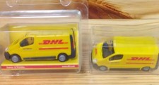 DHL yellow delivery minicar set of 2