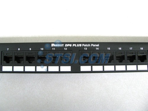 Panduit DP24688TGY DP6 24-Port CAT6 Patch Panel ~STSI - Picture 3 of 9