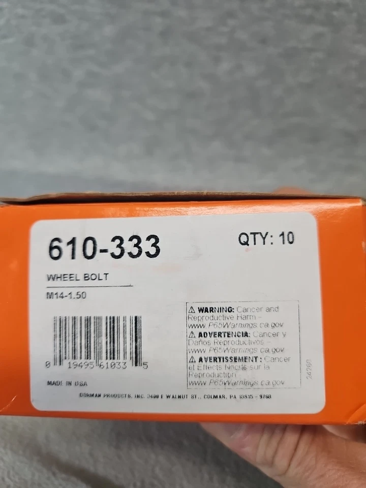 New Dorman 610-333 Wheel Lug Stud (O2) - Image 2 of 3