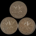 Lot of 13 CANADA Small One Cent Penny Coins George ALL DIFFERENT DATES 1940-1952 — photo 6