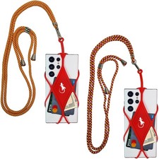 2 Pack Red Love Cell Phone Lanyard for Around The Neck Crossbody Strap