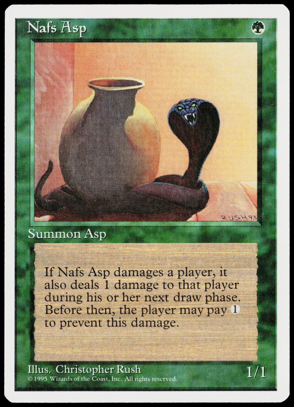 Nafs Asp Common Fourth Edition Magic: The Gathering Lightly Played