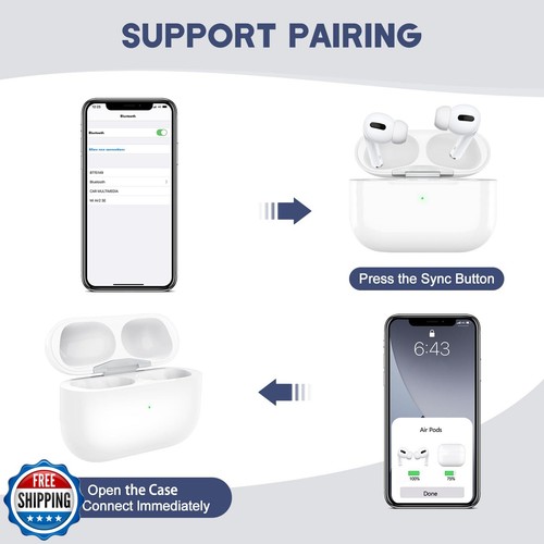 Wireless Charging Case for AirPod Pro 1st and 2nd Gen, Charging Case Replacem - Picture 5 of 5