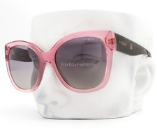 Vogue Sunglasses Crystal Pink Brown Tortoise Polarized VO 5338S 28368J with Case