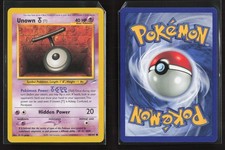 Unown [T] 88/105 Common Neo Destiny Pokemon NM
