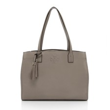 Tory Burch Pebbled Leather Thea Tassel Large Tote
