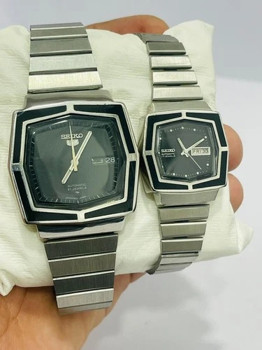 Vintage Seiko Automatic His & Hers Watch Pair | 7019-5120 Gents & 2206-3110 Ladi