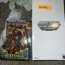 New   Box 2008 MOTUC Masters Of The Universe Classics Beast Man 1st Run Figure