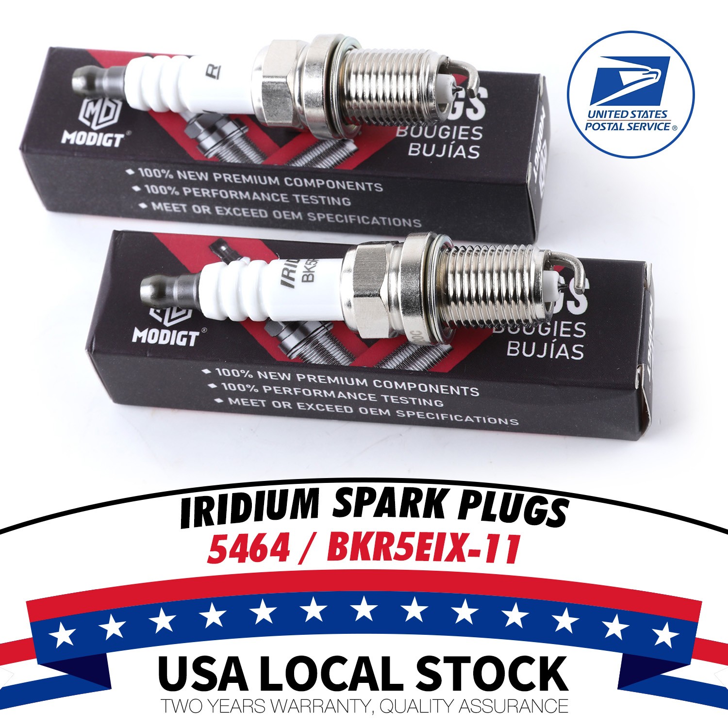 6Pcs For NGK BKR5EIX-11 SPARK PLUGS 5464 For Hyundai Mazda Jaguar Nissan Honda