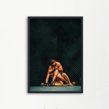 Khabib Choke Conor Wall Art Khabib Nurmagomedov Poster Conor McGregor Poster 