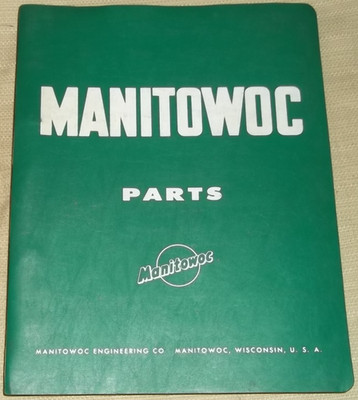 MANITOWOC 4000 CRANE PARTS MANUAL BOOK CATALOG
