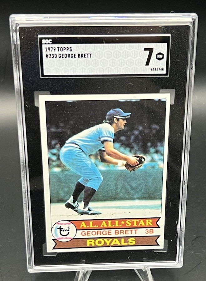 1979 TOPPS GEORGE BRETT KANSAS CITY ROYALS #330 SGC 7 NM HOF!