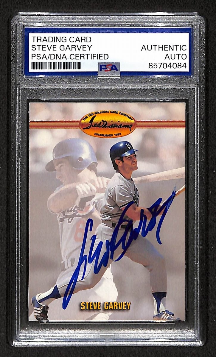 Steve Garvey 1993 Ted Williams Autographed/Signed Card # 14 PSA/DNA BA207511