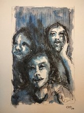 Affordable art - original watercolour - The young ones