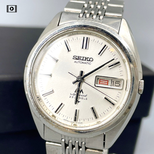 Vtg 1971 [Exc+5/Box] SEIKO LORD MATIC SPECIAL 5206-6020 23J Automatic Watch