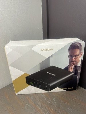 Krisdonia Portable Power Station AC Power Bank 80000mAh Li Polymer Battery 130W