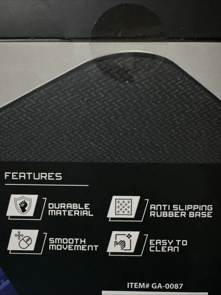 Aluminum Gaming Mouse Pad Multi-Color Metal Mousepad for PC Laptop 8.5" x 7" New - Image 3 of 4