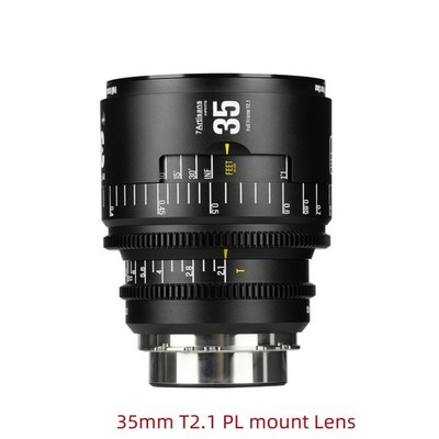 7Artisans 35mm T2.1 Large Aperture Full Frame Lens for Arri CN PL Cine Camera