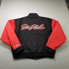 Vintage Dale Earnhardt Jacket Mens Size L Competitor View NASCAR 3 Race 90s Y2K