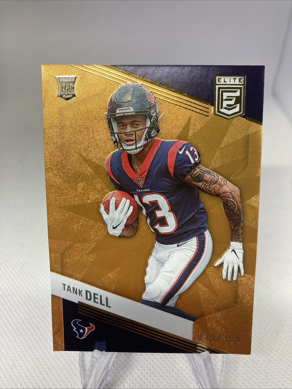 2023 Panini Donruss Elite - Rookies Tank Dell #172 Orange /399 (RC)