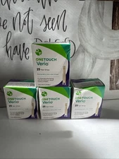 ONETOUCH VERIO 25 Test Strips 4Pack Exp:11/30/26 RED DESCRIPTION PLEASE 🙏🏻