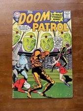 The Doom Patrol #91 (DC Comics 1964) [VG-] 🔑 1st App Mento, 1st App Garguax 🔑