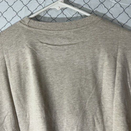 COVINGTON Pocket T-Shirt Large Tan NWT Casual Dress Solid Blank Plain Vintage - Picture 7 of 13
