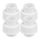 4 Pcs Pvc Pipe Connectors Double Wire Hose Clips Expandable Industrial