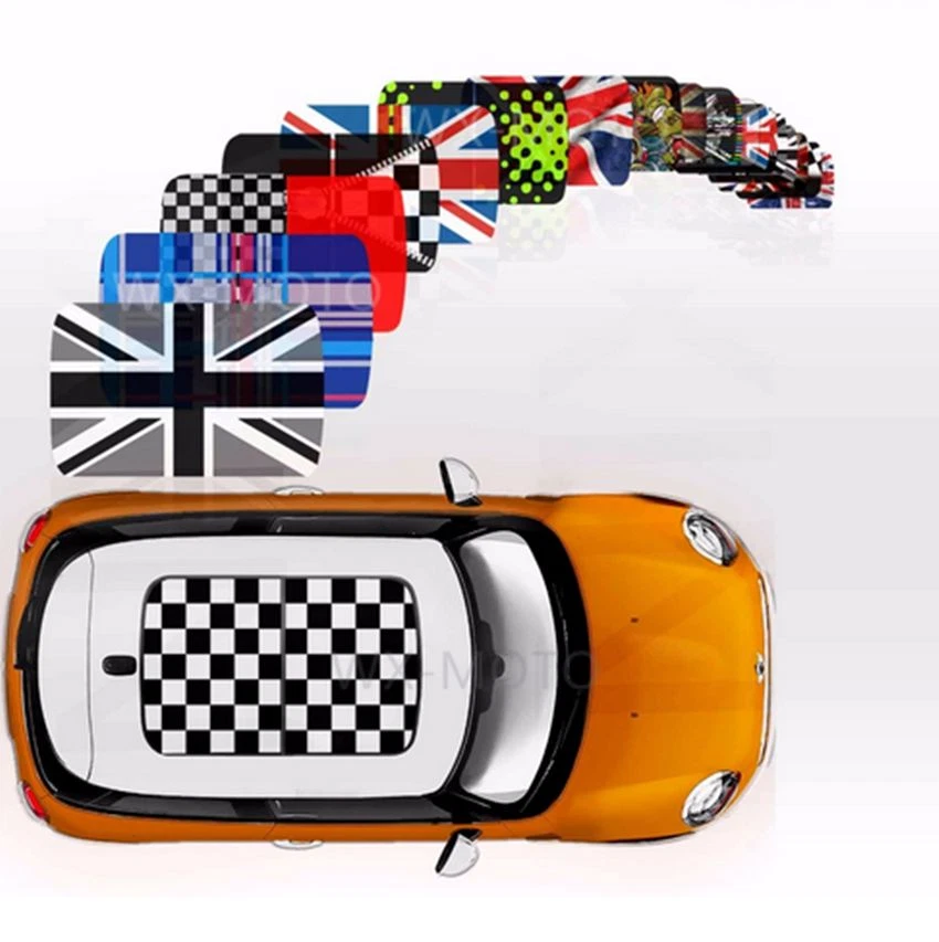 MINI COOPER F60 Countryman Moonsun techo gráficos decoración calcomanía Union Jack Foto 4 de 4