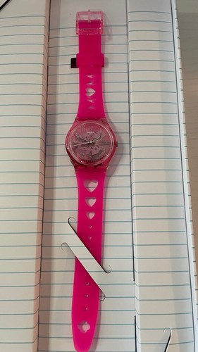 Swatch Love With All The Alphabet GZ354 Pack Standard Gents 34mm Valentines NOS - Picture 7 of 10