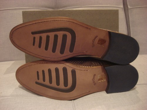 BACCO BUCCI MEN'S MANFRED DERBY GREY SHOES SZ 13 MADE IN ITALY - BRAND NEW - Picture 11 of 12