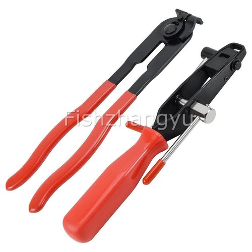 2X CV Joint Clamp Banding Tool Ear Type Boot Clamp Pliers & 6 Set Of Clamps NEW - Picture 5 of 9