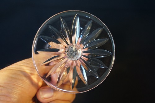 Stunning Bohemian Vintage Ruby Crystal Wine Hock - Picture 4 of 4