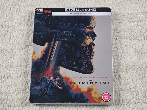 The Terminator (1984) 40th Anniversary 4K UHD Blu Ray Steelbook - Brand New - Picture 1 of 13