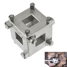 Car Rear Disc Brake Caliper Piston Rewind/Wind Back Cube Tool 3/8" Square Drive