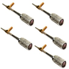 5x 4/4 Violin Silver Button Screw Eyelet Violin Screw Bow Making Repair