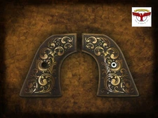 RUGER NEW VAQUERO, MONTADO, FLATTOP BLACKHAWK ~ MAGNA-TUSK™ AGED SCROLL GRIPS